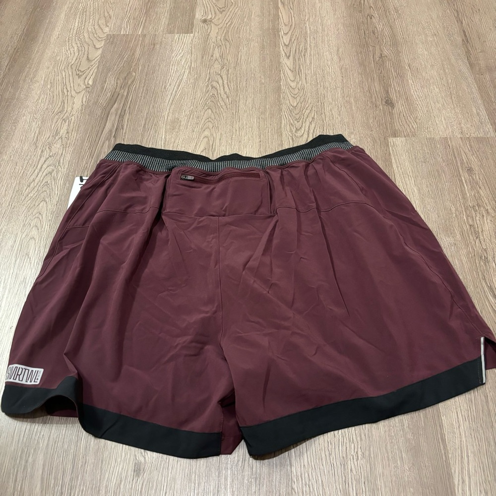 Smartwool Intraknit™ Active Lined‎ 5" Short Running Eggplant Quick Dry Men’s 2XL - Picture 4 of 6